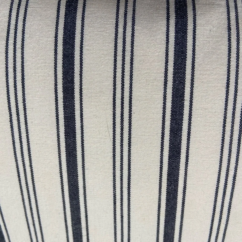 IKEA ALVINE SMAL Ticking Striped Down Pillow Removable Cover Machine Wash 20”